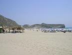 Der Patara-Strand; eines der schönsten Strände der Türkei, naturbelassen, feinster Sand und etwa 10 Km lang